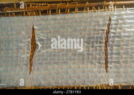 traditional Hu Tieu noodles in Tay Ninh city, Vietnam. Business and travel concept. Stock Photo