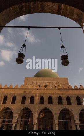 Al-Nasser Mohammed Ibn Kalawoun patio, Old Cairo Stock Photo