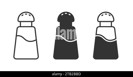 Salt or pepper shaker icon. Vector illustration Stock Vector