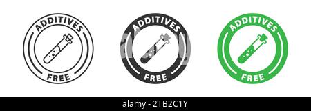 Additives free icon. Vector illustration Stock Vector