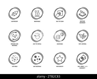 Useful icons set. Vector illustration Stock Vector