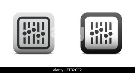 Regulator icon. Adjustment Icon. Balance symbol. EQ. Vector illustration Stock Vector