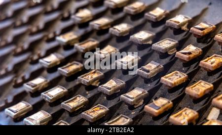 Chinese lion drawer collection background Stock Photo