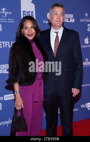 London, UK. 03rd Dec, 2023. Lynn Blades and Damian Jones attend The 26th British Independent Film Awards at Old Billingsgate. Credit: SOPA Images Limited/Alamy Live News Stock Photo