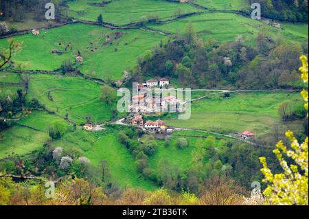 Las Ubiñas-La Mesa Natural Park and Biosphere Reserve. Cordillera Cantabrica, Principality of Asturais, Spain. Stock Photo