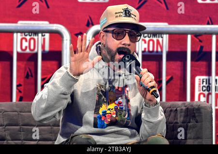 AJ McLean von den Backstreet Boys auf der German Film & Comic Con Winter Edition in der Messe Dortmund. Dortmund, 03.12.2023 *** AJ McLean from the Backstreet Boys at the German Film Comic Con Winter Edition at Messe Dortmund Dortmund, 03 12 2023 Foto:xN.xKubelkax/xFuturexImagex comic con 3355 Stock Photo