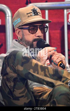 AJ McLean von den Backstreet Boys auf der German Film & Comic Con Winter Edition in der Messe Dortmund. Dortmund, 03.12.2023 *** AJ McLean from the Backstreet Boys at the German Film Comic Con Winter Edition at Messe Dortmund Dortmund, 03 12 2023 Foto:xN.xKubelkax/xFuturexImagex comic con 3353 Stock Photo