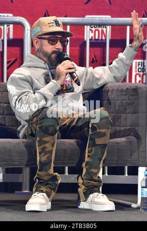 AJ McLean von den Backstreet Boys auf der German Film & Comic Con Winter Edition in der Messe Dortmund. Dortmund, 03.12.2023 *** AJ McLean from the Backstreet Boys at the German Film Comic Con Winter Edition at Messe Dortmund Dortmund, 03 12 2023 Foto:xN.xKubelkax/xFuturexImagex comic con 3346 Stock Photo