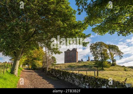 Medieval Balvaird Castle in Perthshire, Scotland.  Autumn (September) 2022. Stock Photo