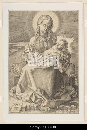 The Virgin with the Swaddled Child (copy) 1917 by Albrecht Durer Stock Photo