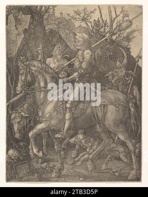 Knight, Death, and the Devil 1966 by Albrecht Durer Stock Photo