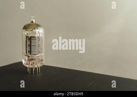 ECC83 (12AX7) Vacuum tube close up Stock Photo