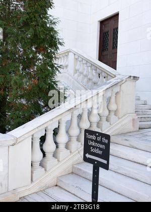 Arlington National Cemetery is one of two cemeteries in the United States National Cemetery System that are maintained by the United States Army. Stock Photo