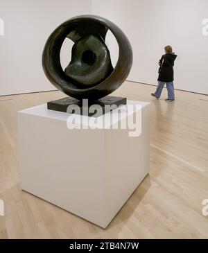 Sphere with Inner Form 1963 by Barbara Hepworth in the San Francisco Museum of Modern Art  (SFMOMA) Stock Photo