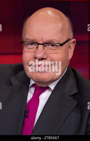 Peter ALTMAIER, Politiker, CDU, in der Talkshow Hart aber Fair in Koeln ...