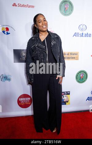 Los Angeles, California, USA. 2nd December, 2023. Singer Ni'elle attending the Prom Expo Unlimited Fundraiser to benefit foster youth at a private location in Los Angeles, California.   Credit: Sheri Determan Stock Photo