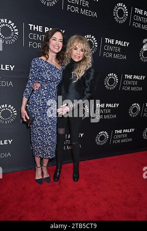 Dyan Cannon and daughter Jennifer Grant attend 'The Paley Center for Media's Premiere of 'Cary Grant: The American Premier of BritBox's 'Archie' in New York, New York, USA on December 4, 2023. Robin Platzer/ Twin Images/ Credit: Sipa USA/Alamy Live News Stock Photo