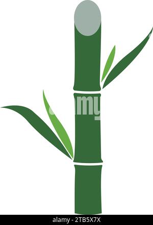 Sugar cane icon Vector Illustration design Logo template Stock Vector
