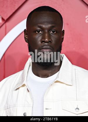 London, UK. December 4th, 2023. Stormzy arriving at the Fashion Awards 2023, Royal Albert Hall, London. Credit: Doug Peters/EMPICS/Alamy Live News Stock Photo