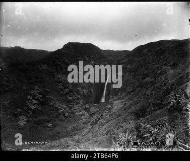 Wailuku Falls, photograph by Brother Bertram. Stock Photo