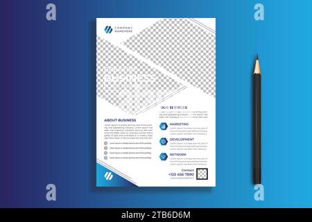 Corporate Book Cover Design Template in A4. Can be adapt to Brochure, Annual Report, Creative Flyer Layout Business Presentation, Portfolio, Flyer Stock Vector