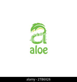 Aloevera Letter A Logo. Aloevera Icon Stock Vector