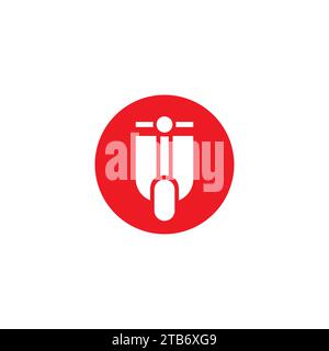 Vespa Icon Logo Simple Stock Vector