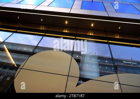 Stockholm, Sweden. 04th Dec, 2023. Spotify head office in central Stockholm, Sweden, on December 4, 2023.Photo: Janerik Henriksson/TT/code 10010 Credit: TT News Agency/Alamy Live News Stock Photo