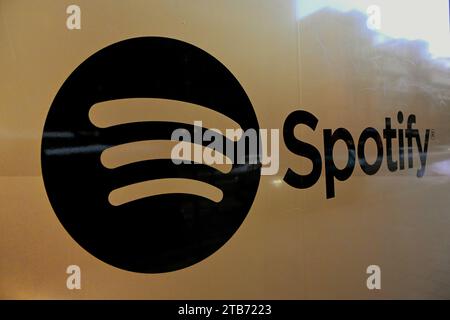 Stockholm, Sweden. 04th Dec, 2023. Spotify head office in central Stockholm, Sweden, on December 4, 2023.Photo: Janerik Henriksson/TT/code 10010 Credit: TT News Agency/Alamy Live News Stock Photo