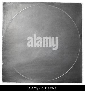 Old black vinyl record cover on white background with clipping path Stock Photo