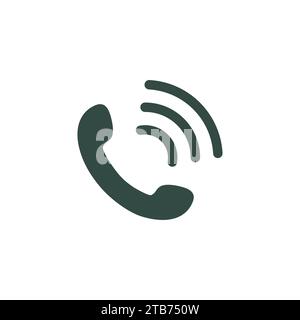 Phone icon vector. Telephone icon symbol isolated. Stock Vector