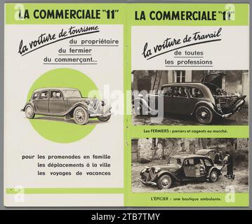 1938 Citroën 11CV Traction Avant Commerciale brochure 00006