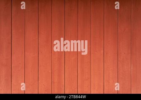 Vertical red painted wood panels as old background texture Stock Photo