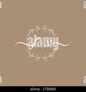 FX handwriting logo of initial signature, wedding and fashion concept design Stock Vector
