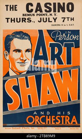 Vintage Jazz poster - Billie Holiday 1957 Greenwich Village, New