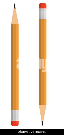 Vector illustration of the pencil Stock Vector