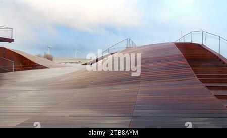 Copenhagen, Denmark - Maritime Youth House by BIG (Bjarke Ingels Group) / JDS Architects Stock Photo