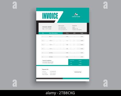 Business invoice form. Money bills or pricelist and payment agreement design. or payment receipt templates. Stock Vector
