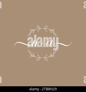 NA handwriting logo of initial signature, wedding and fashion concept design Stock Vector