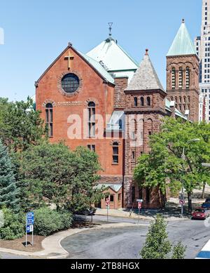 Adolph Fleischman and Isaac Perry designed synagogue Temple Beth Emeth ...