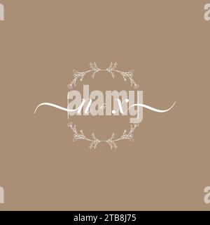 NX handwriting logo of initial signature, wedding and fashion concept design Stock Vector