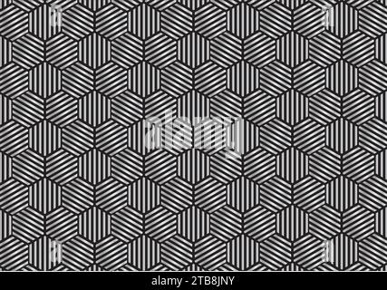 seamless geometric golden pattern background Stock Vector