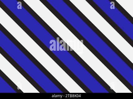 blue and white diagonal striped background Stock Vector