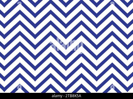 seamless Blue chevron pattern Stock Vector