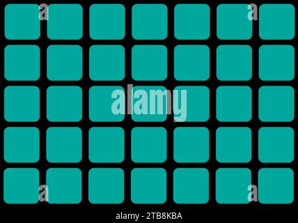 abstract background made of Blue cubes Stock Vector