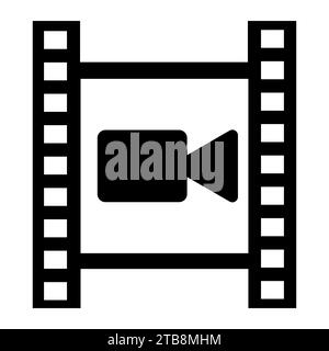 Seamless Film Strips On Transparent Background Vintage Cinema And