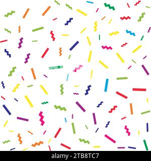 Kids candy seamless sugar sprinkles pattern for fabrics and textiles and packaging and gifts and cards and linens and wrapping paper Stock Photo