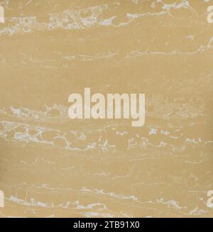 Closeup beige colored marble texture for background Stock Photo