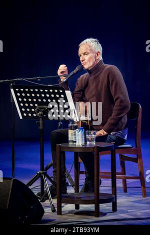 British artist Sting annonces on a press event a new musical at OEstre Gasvaerk Theater in Copenhagen, Denmark. Tuesday December 5, 2023. The musical 'The last ship' is about longing, love and pride in one's roots. It will premiere in Scandina at OEstre Gasvaerk Theater on March 7, 2025. Stock Photo