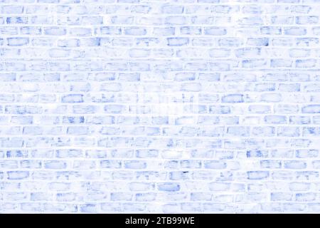 Blue bricks wall background. Blue old brick wall texture. Stock Photo